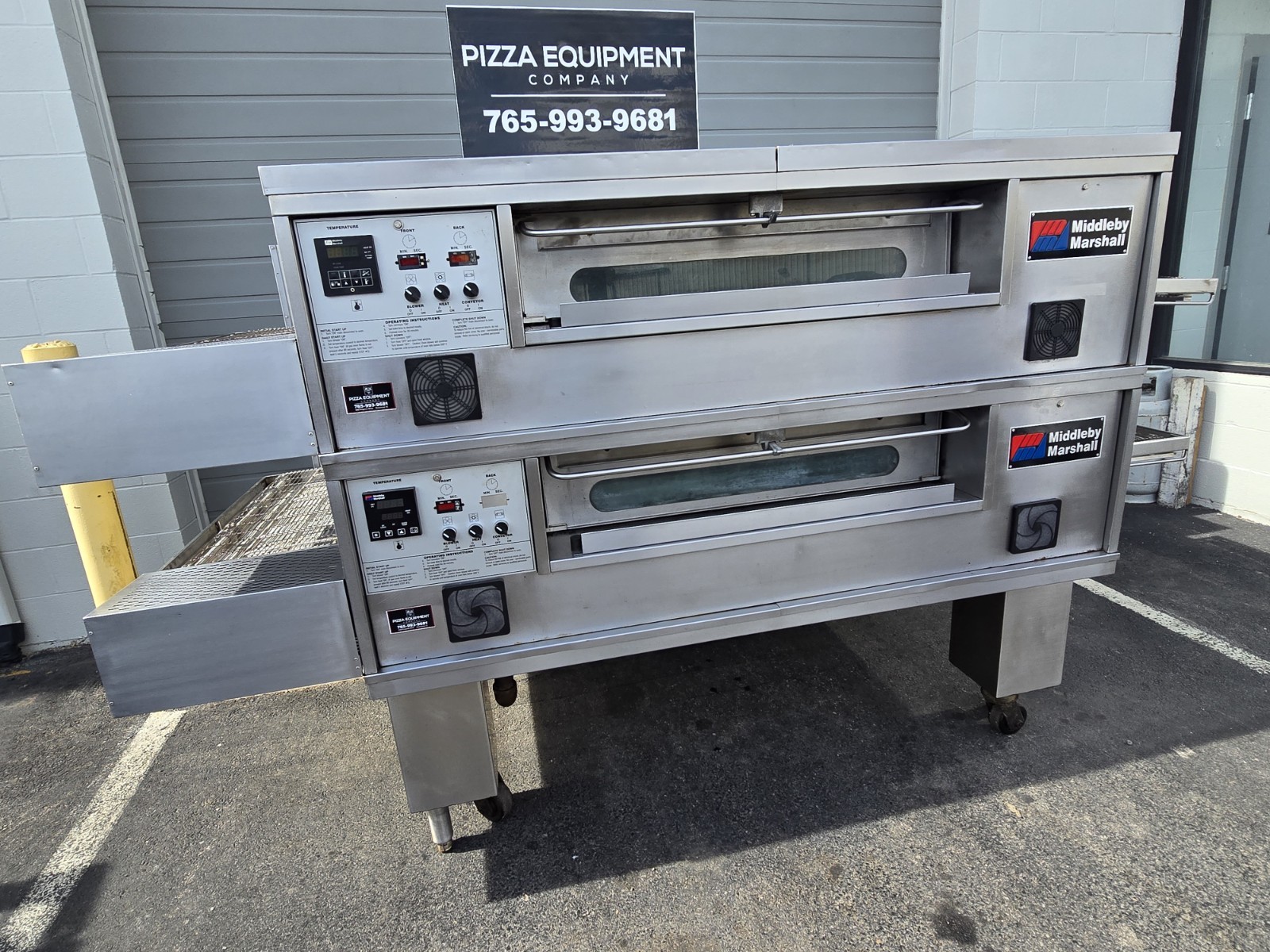 Middleby Marshall PS570G Double Deck Conveyor Pizza Oven **Belt Width 32″**