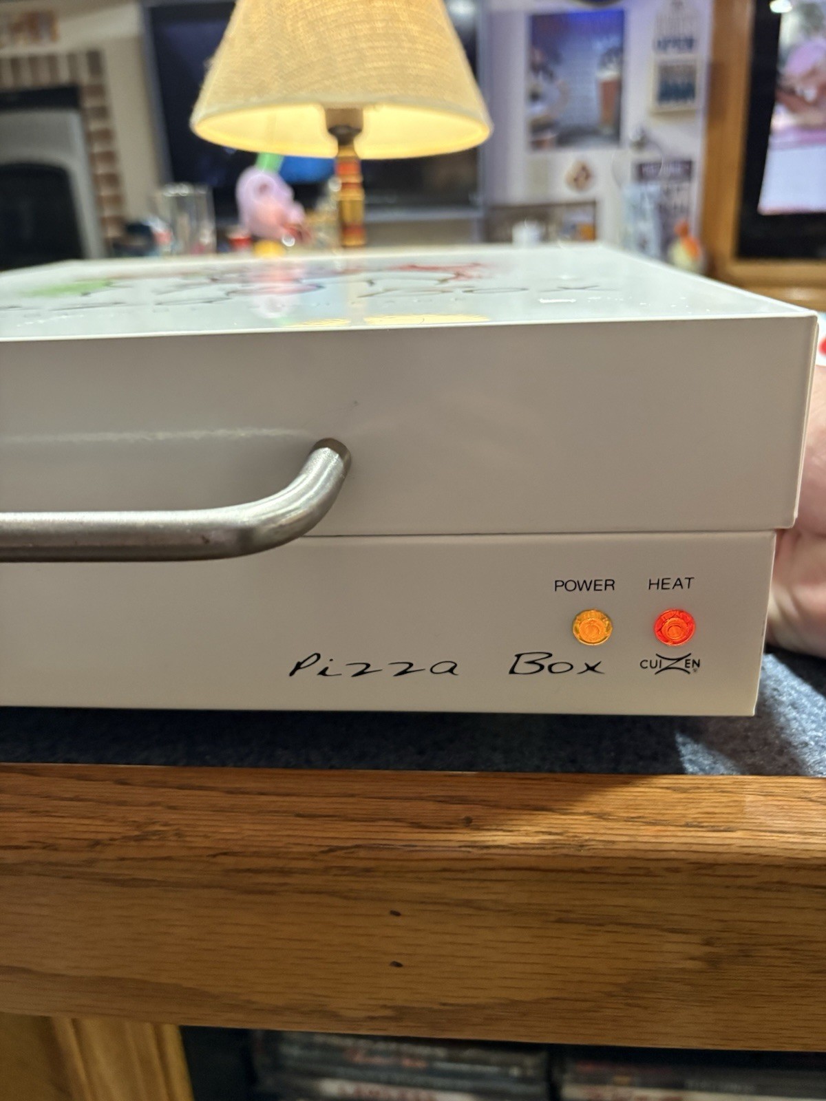 Cuizen Pizza Box Countertop Pizza Oven w 12″ Rotating Pan PIZ-4012 Tested Works