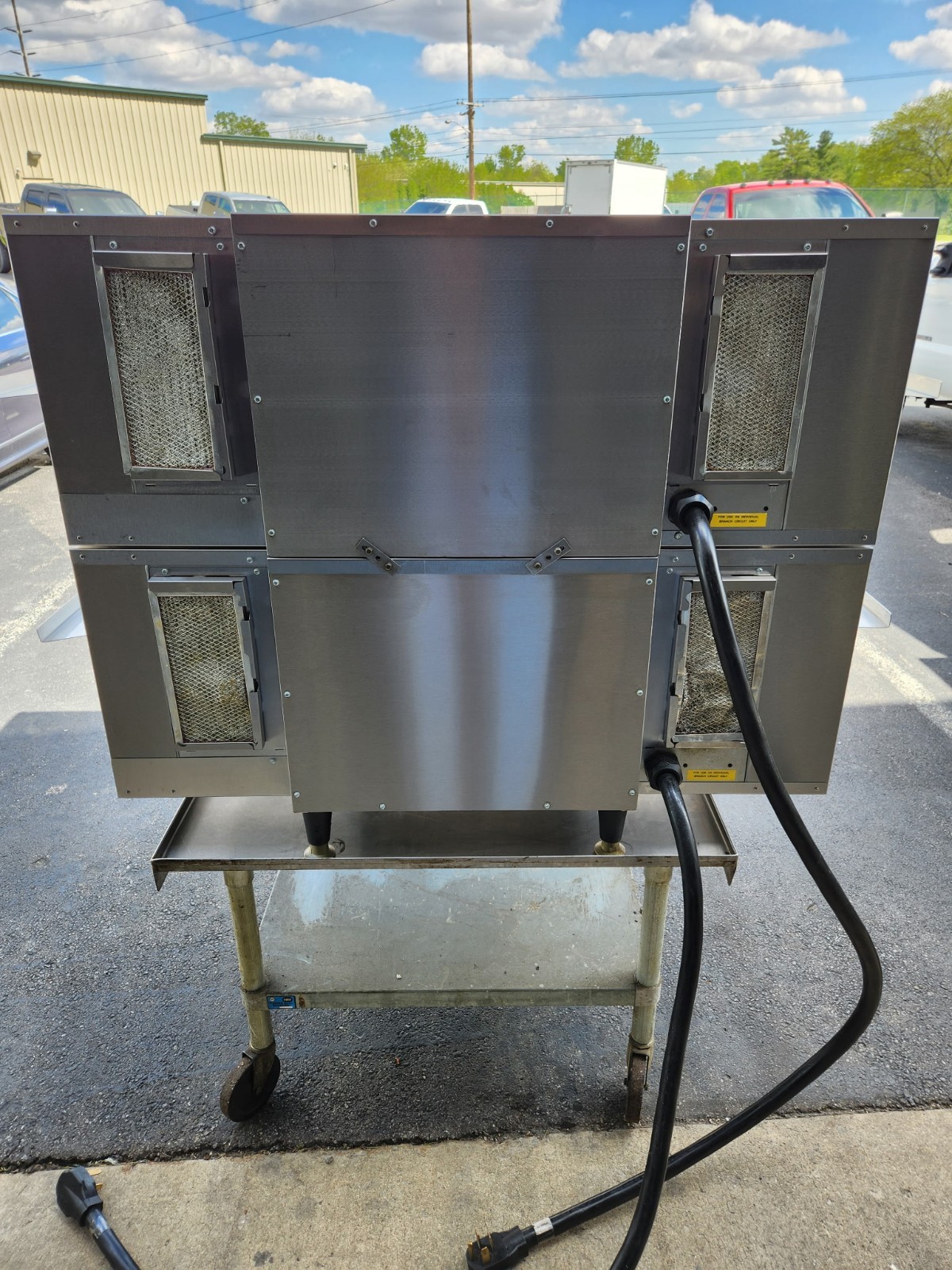 2021/2022 Ovention C2600 Double Stack 3 Phase Ventless Conveyor Pizza Ovens