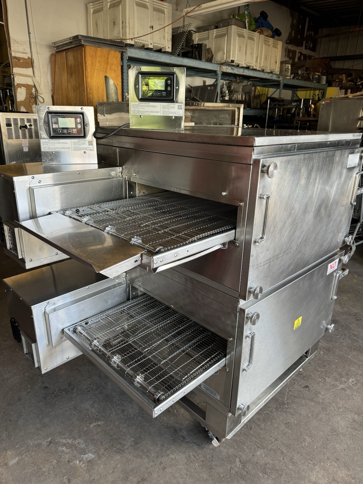 XLT Gas 23” Conveyor Pizza Oven Double Stack- Model X3G-2336- Tested Working