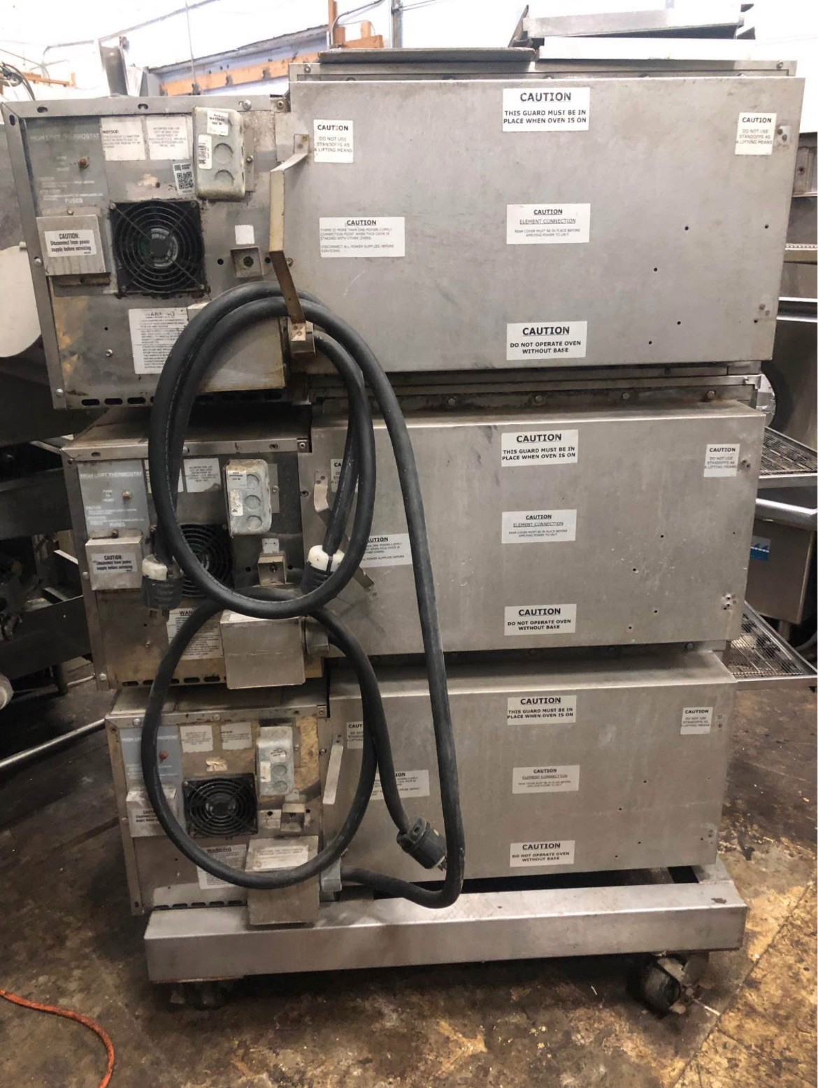 Lincoln Impinger Triple Stack Conveyor Pizza Oven Electric Restaurant Equipment