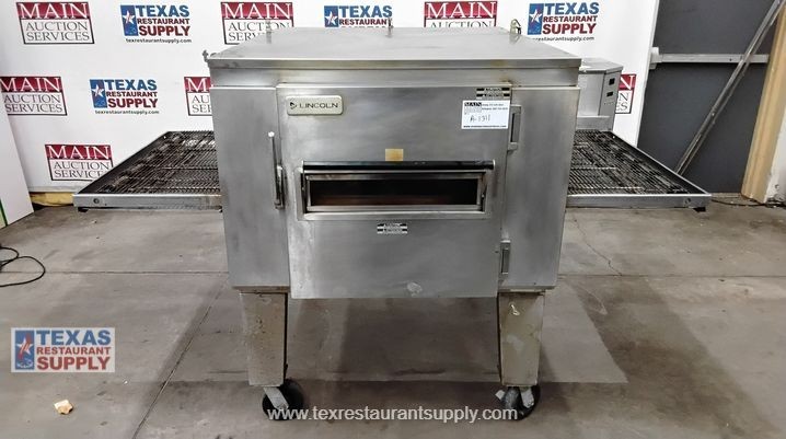 Lincoln Impinger 1450 Gas Single Stack Conveyor Pizza Oven