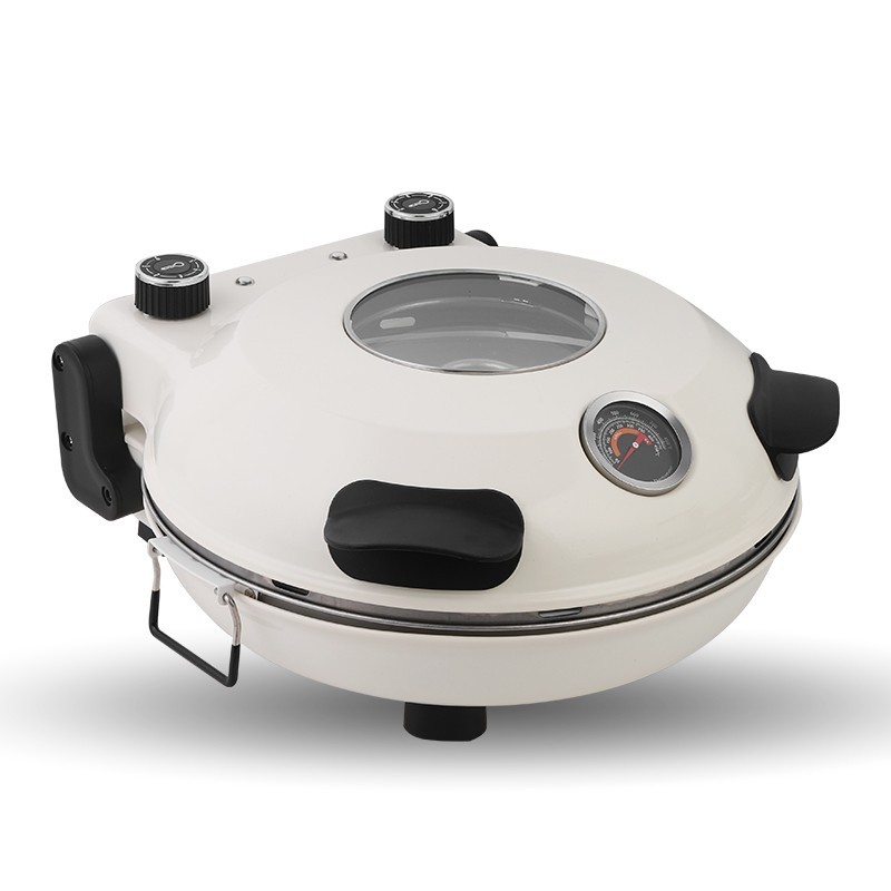 12 inch Electric Pizza Oven Maker Stone Plate Portable 1200W Cooks Professional