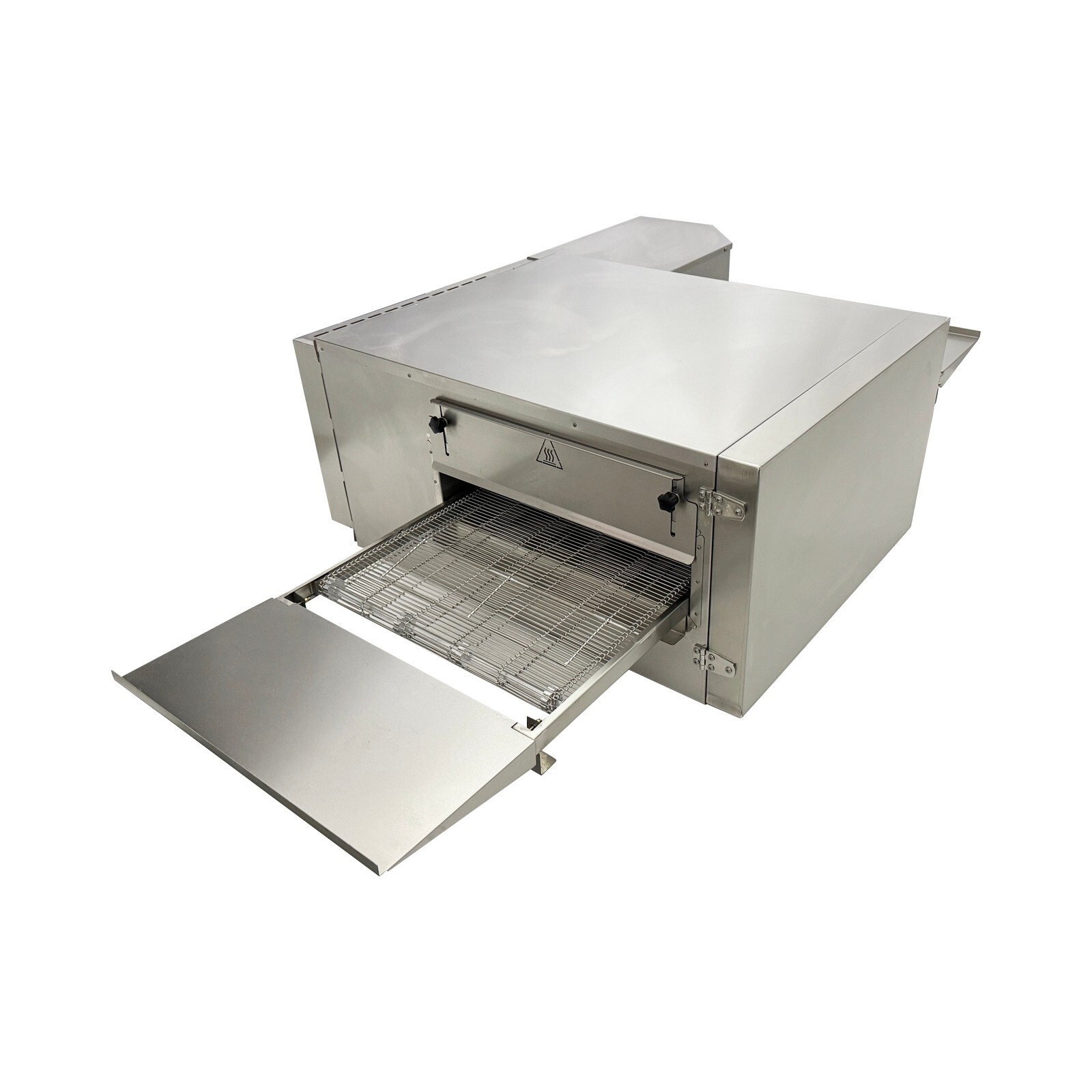 220V Electric Oven 18″ Pizza Oven Countertop Conveyor Stainless Steel Gas Stove