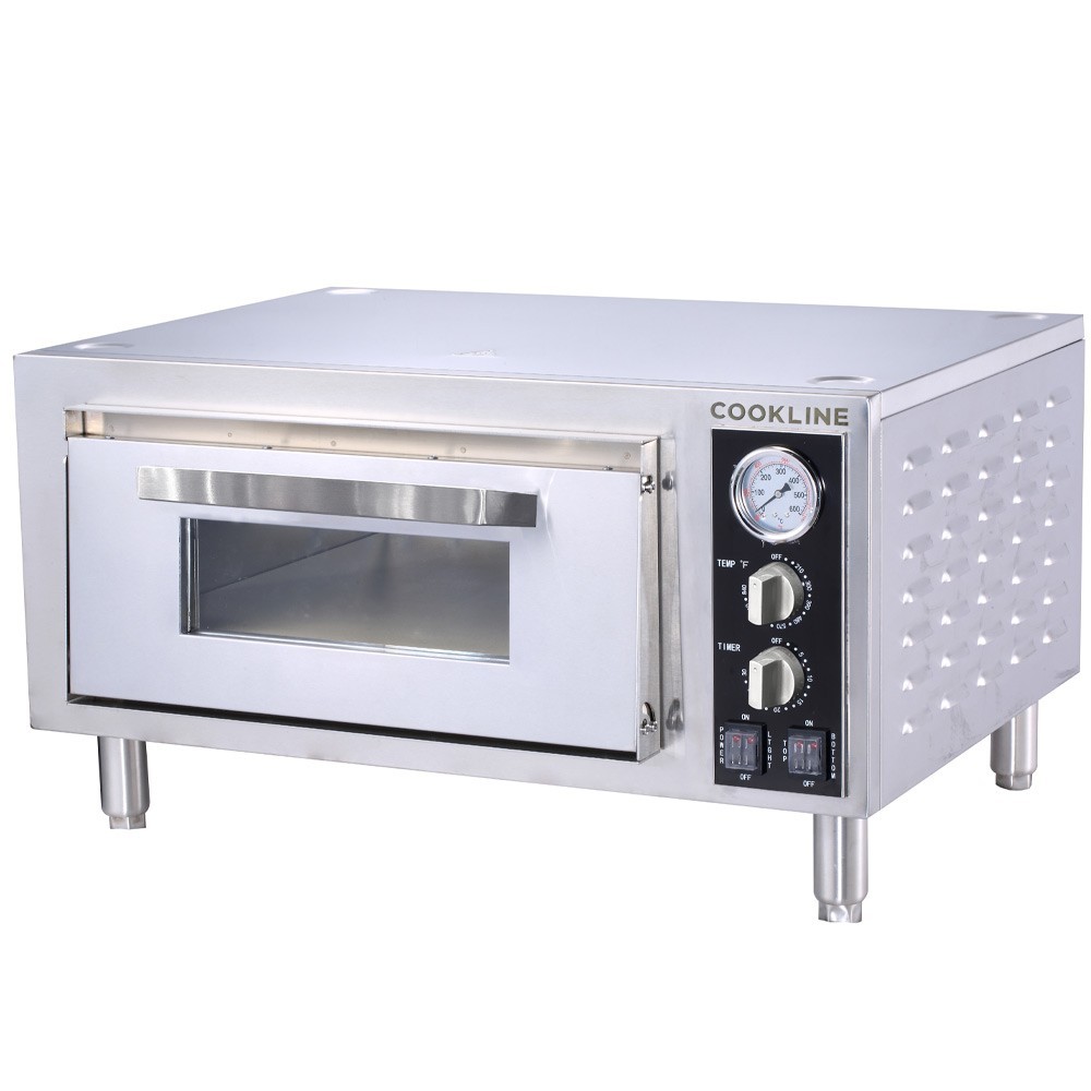 Single Door Pizza Oven(For 1×ø450mm/18″ Pizza), 120v/60hz, 1700w