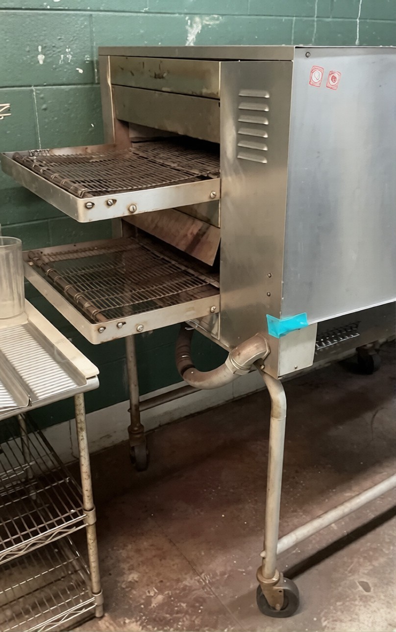 CTX Double Stack Electric Conveyor Oven Commercial 208V Pizza 2 Deck Roller #1A