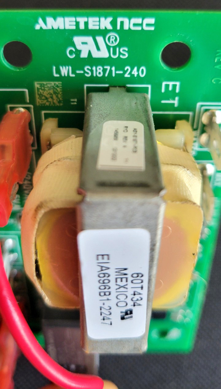 AMETEK NCC Liquid Level Control – 208/240V – S1871-011 REV C- E315391
