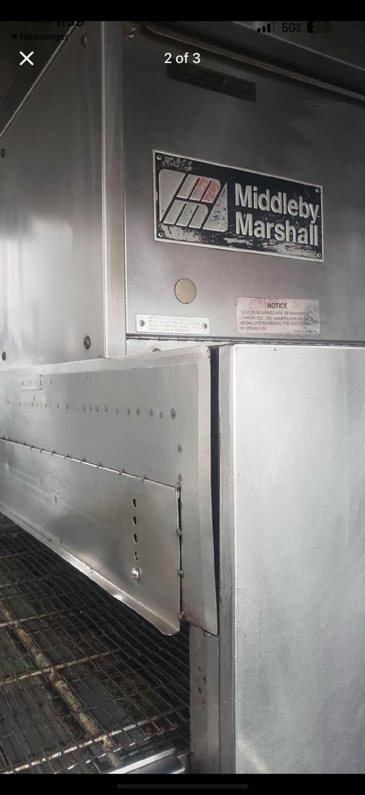 Middleby Marshall PS360Q-4 Double Stack Conveyor Pizza Oven Natural Gas