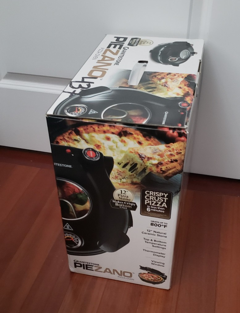 Piezano Pizza Oven PLUS Extras Electric Portable Countertop 12″ Pizza Oven NEW