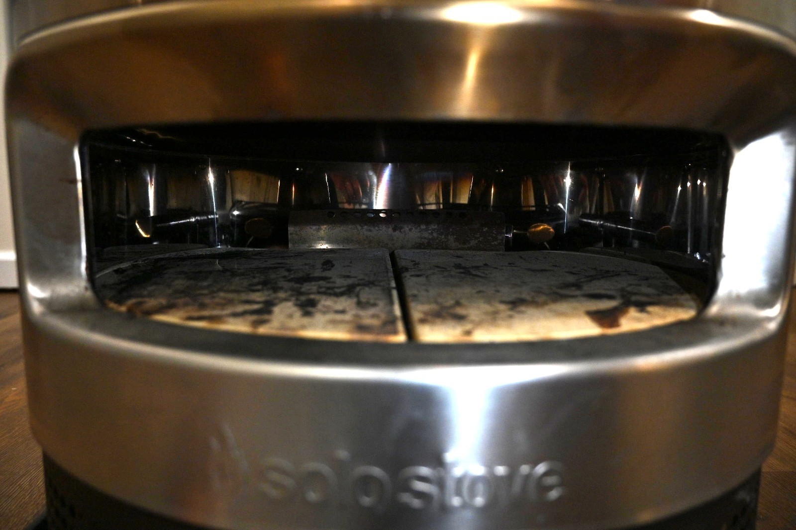 Outdoor Milwaukee Solo Stove Propane Pizza Oven Used Stainless Steel
