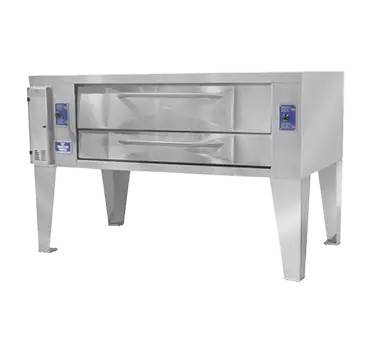 Bakers Pride Super Deck 60″ Brick Lined Single Deck Pizza Oven – 120k BTU