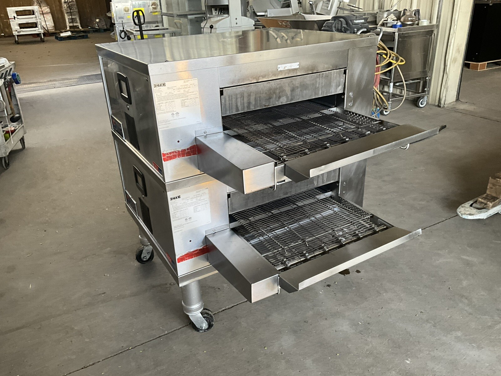 2023 CTX Middleby Marshall DZ33T Infrared Radiant conveyor pizza double oven B