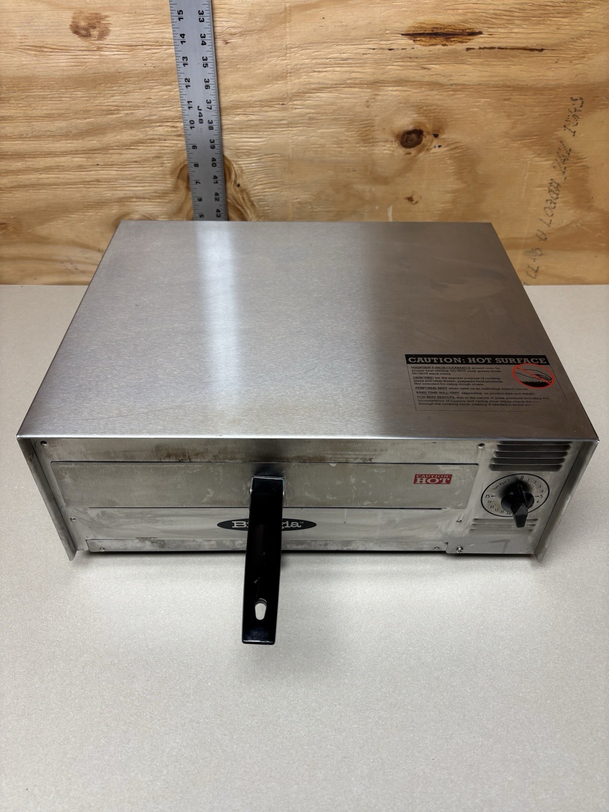 BIAGGIA Model 507 Countertop Pizza Oven 120 Volts 1450 Watts ~ TESTED & GREAT