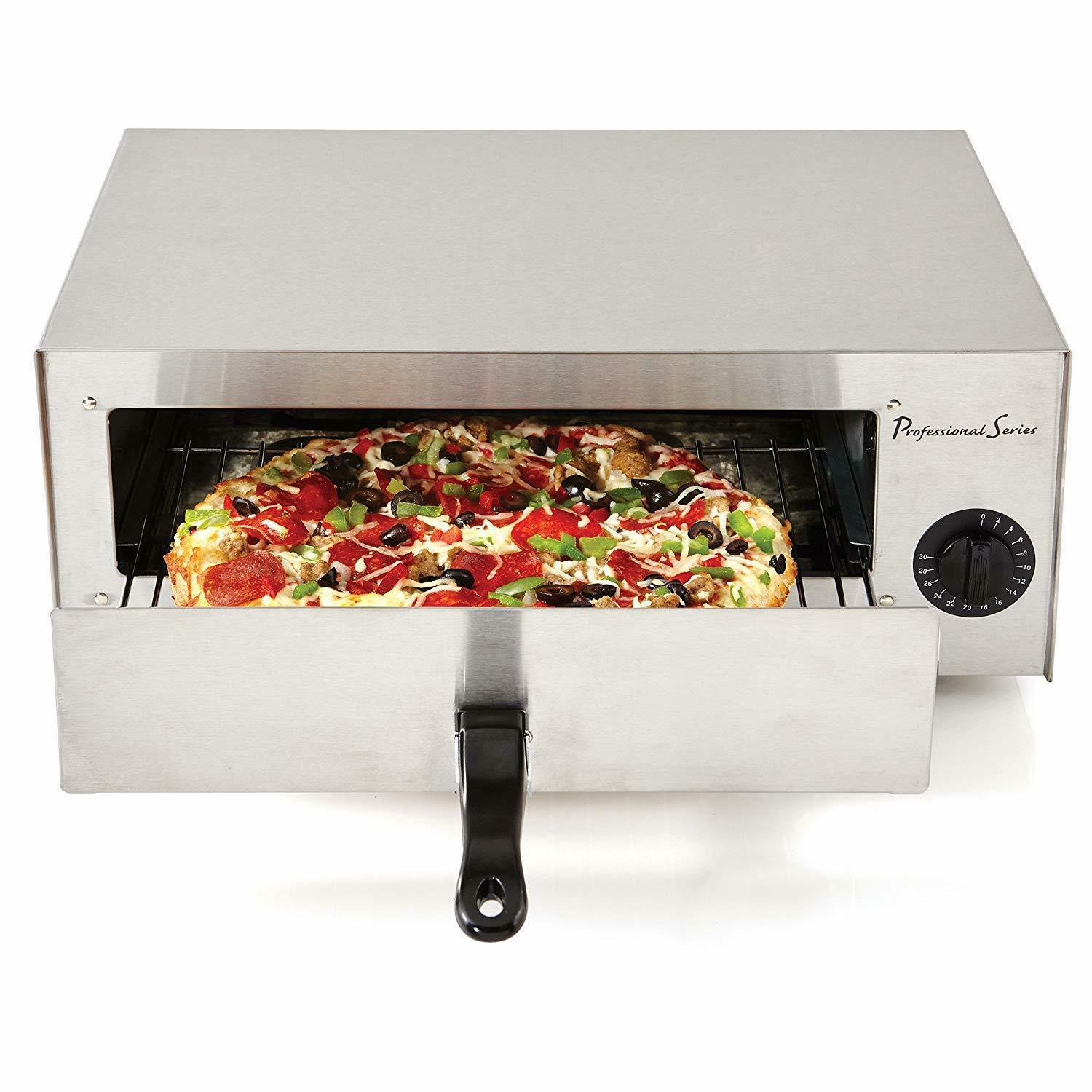 Professional Series PS75891 Stainless Steel 12″ Pizza Baker Frozen Food Oven