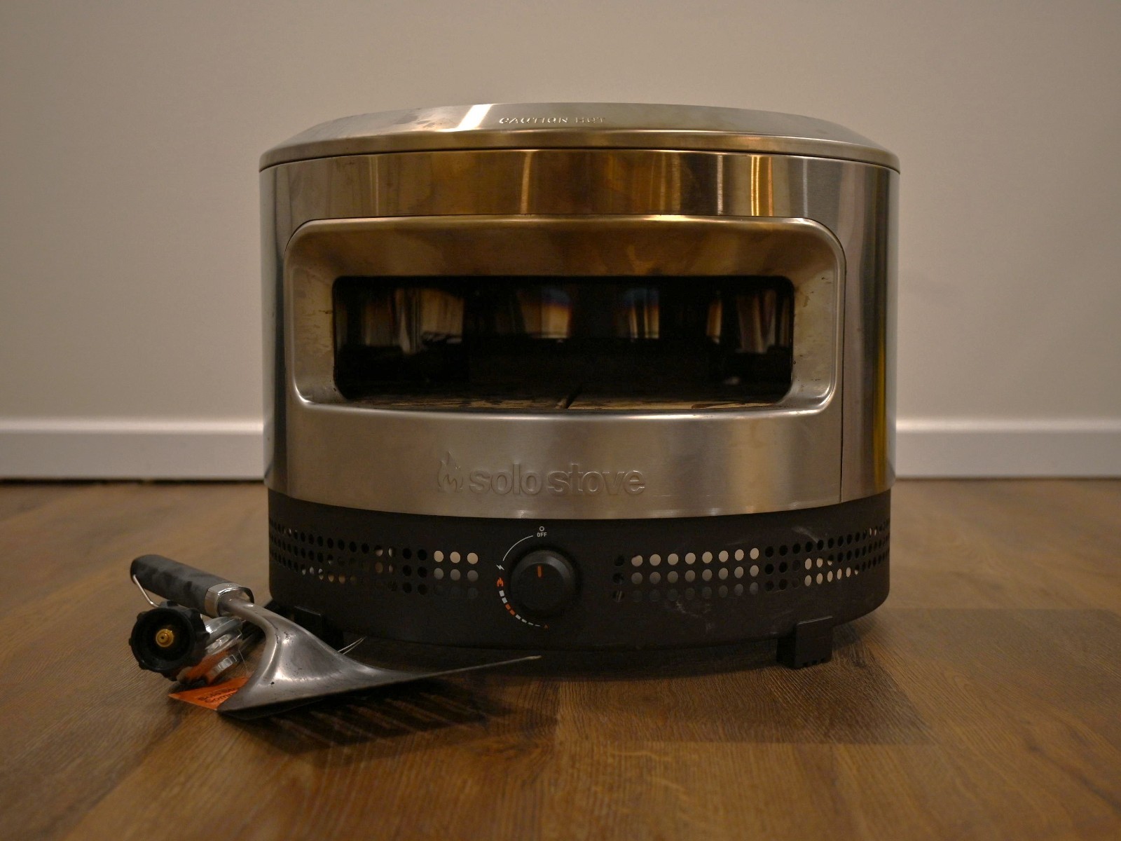 Outdoor Milwaukee Solo Stove Propane Pizza Oven Used Stainless Steel