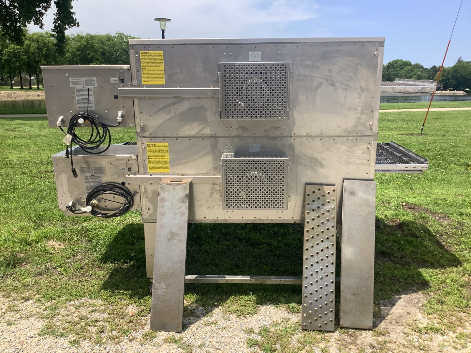 Pizza Oven Conveyor 2018 XLT 3255 Double Stack with hood Nat Gas Tested