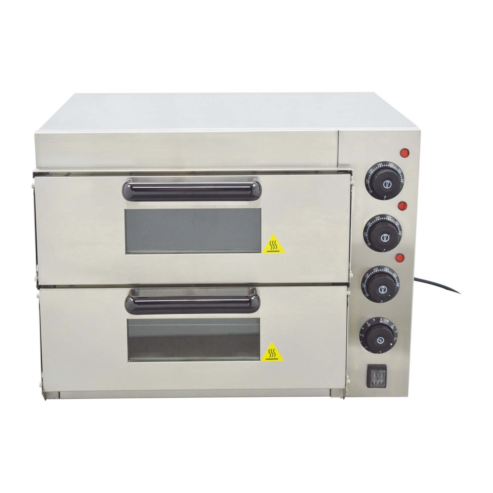 220V 4HP Commercial Oven Roast Sweet Potato Tart Pizza Double-Decker Oven 350℃