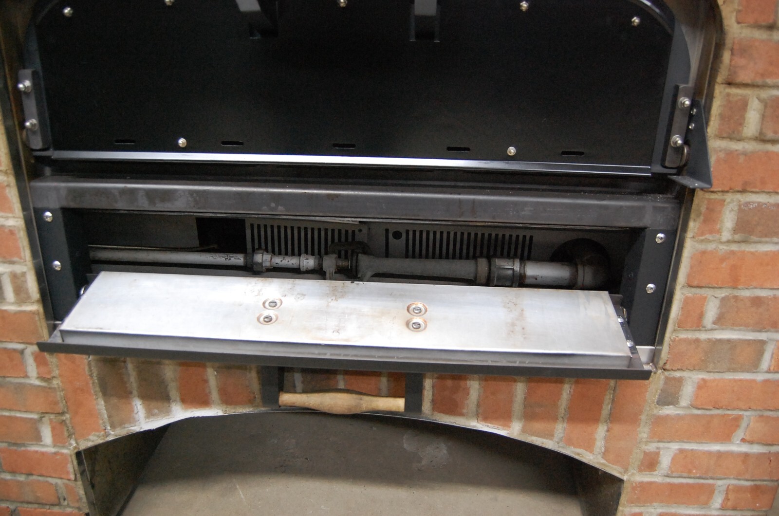 Marsal WF42 MB42 Wave Flame Brick Lined Double Deck Nat Gas Pizza Oven