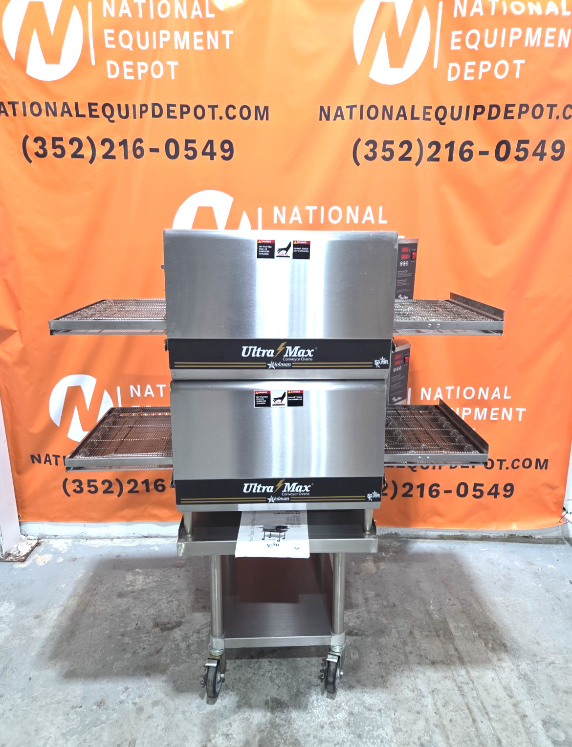 2022 Star 50″ Electric Conveyor Oven UM1850A UltraMax Double Stack – Watch Video