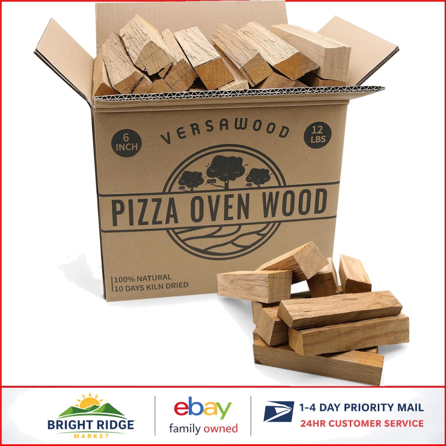 Oak Firewood for Wood-Fired Pizza Ovens – Perfect for Outdoor Cooking
