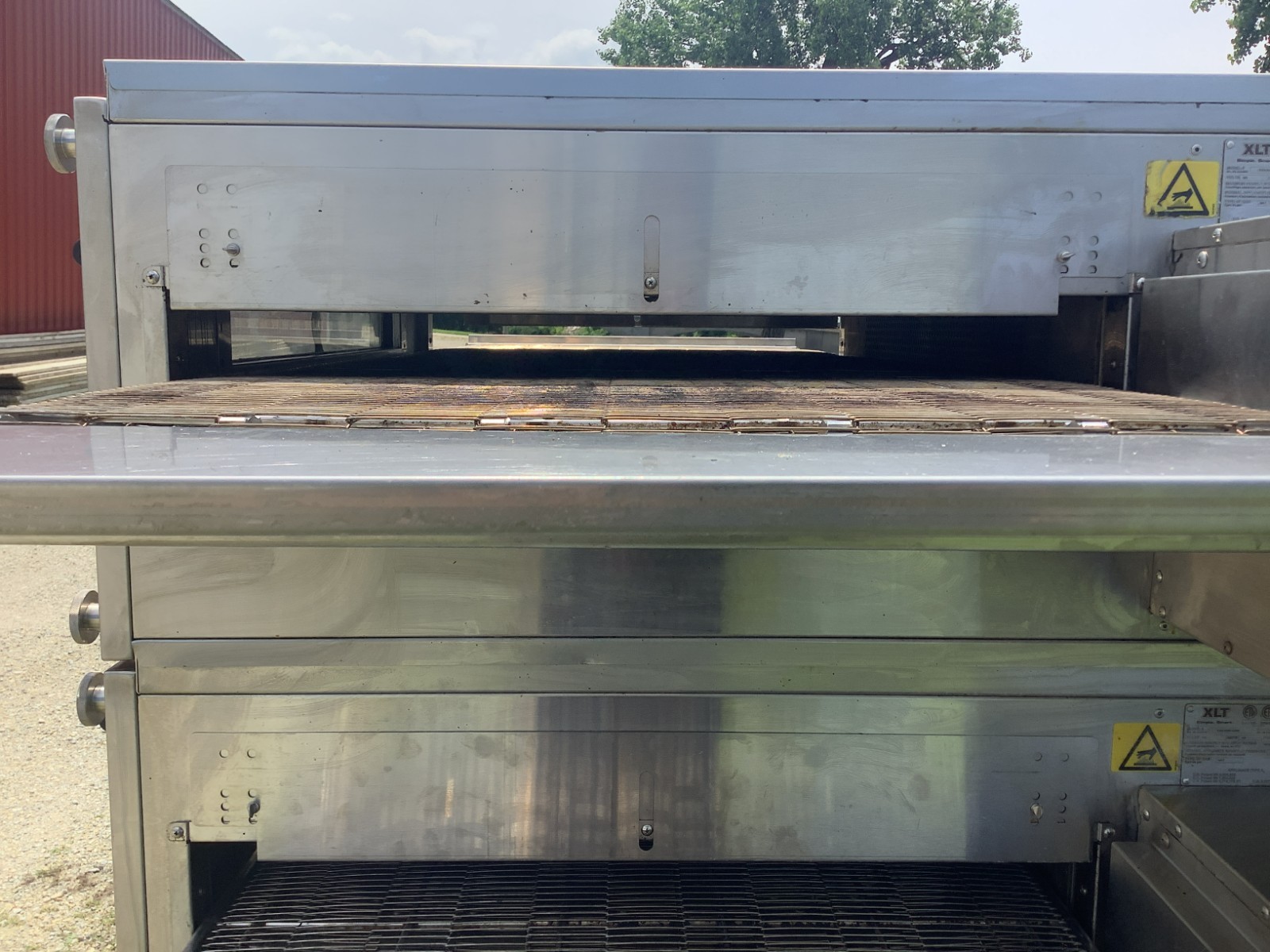 Pizza Oven Conveyor 2018 XLT 3255 Double Stack with hood Nat Gas Tested
