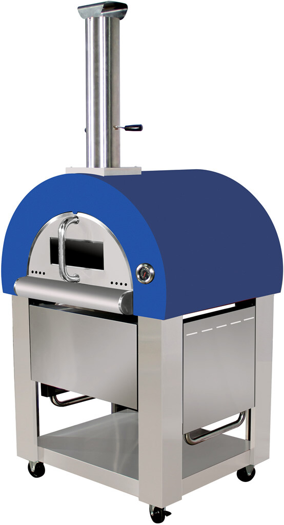 Outdoor Stainless Steel Artisan Wood-Fired Charcoal Pizza Bread Oven BBQ Grill