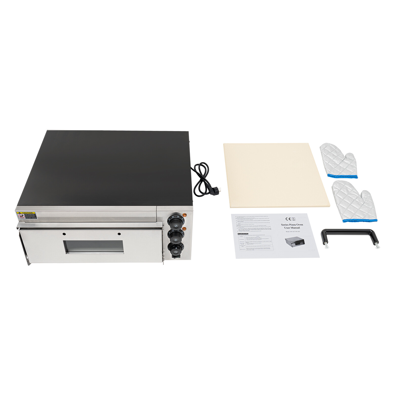 Indoor Electric Countertop Pizza Oven 1800w 20l/5.28gal Commercial Pizza Oven