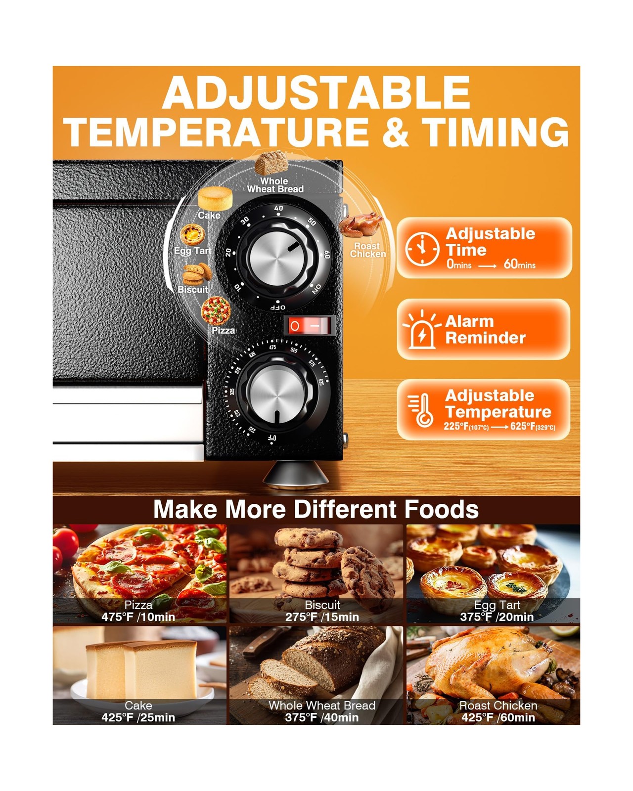 PYY Electric Pizza Oven Indoor Countertop Pizza Oven Commercial Pizza Maker M…