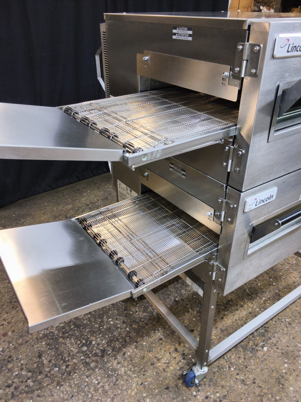LINCOLN IMPINGER 1130 ELECTRIC DOUBLE CONVEYOR PIZZA OVEN