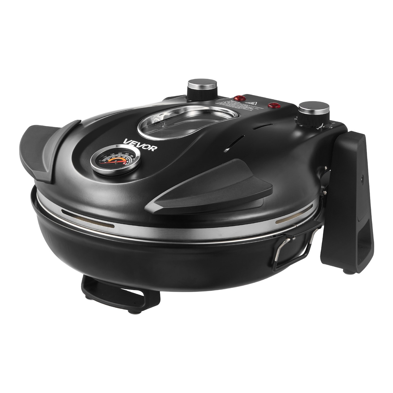 12″ Electric Pizza Oven 1200W Maker w/Stone 5-Mode Temp Control Home Kitchen