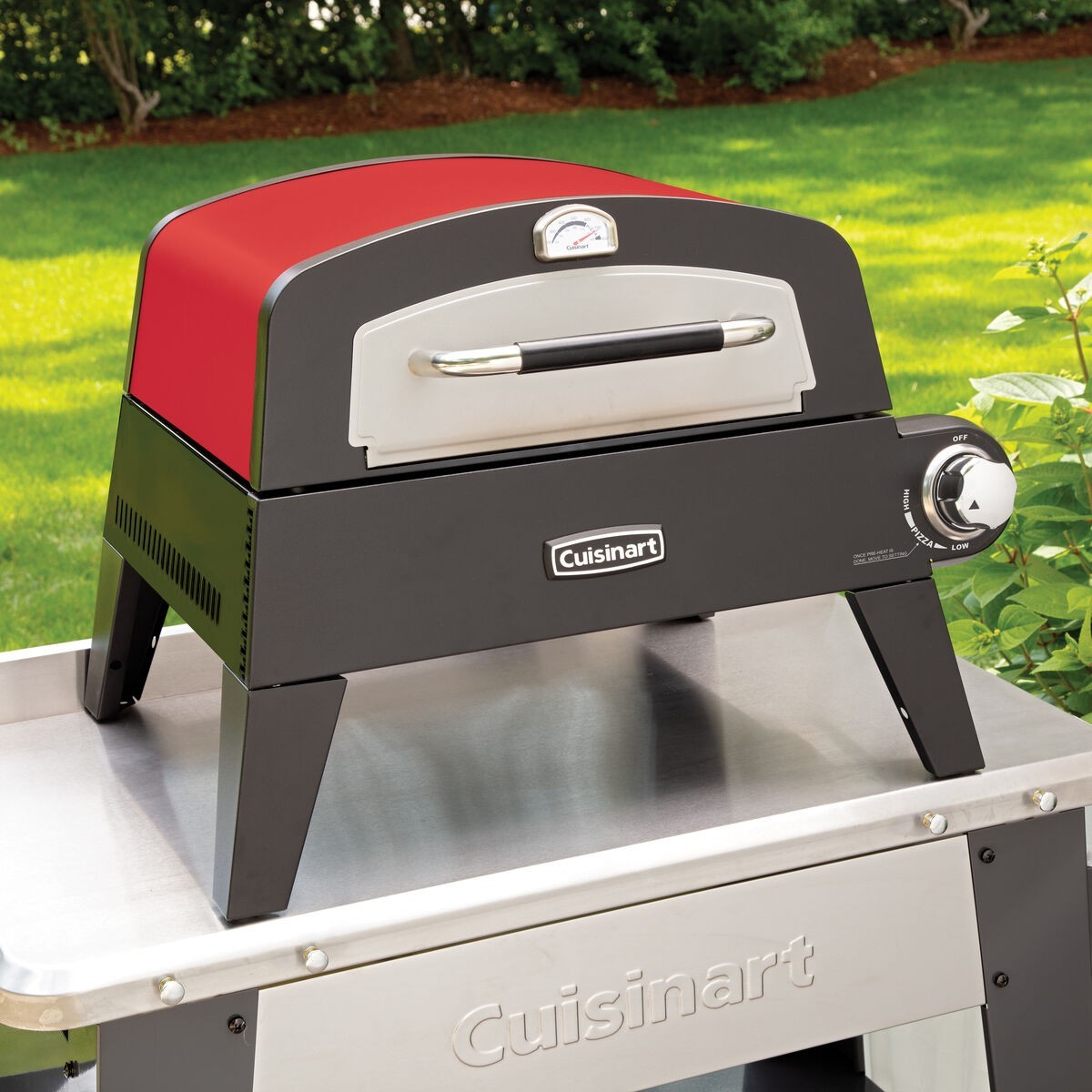 cuisinart portable propane outdoor pizza oven model cpo 401